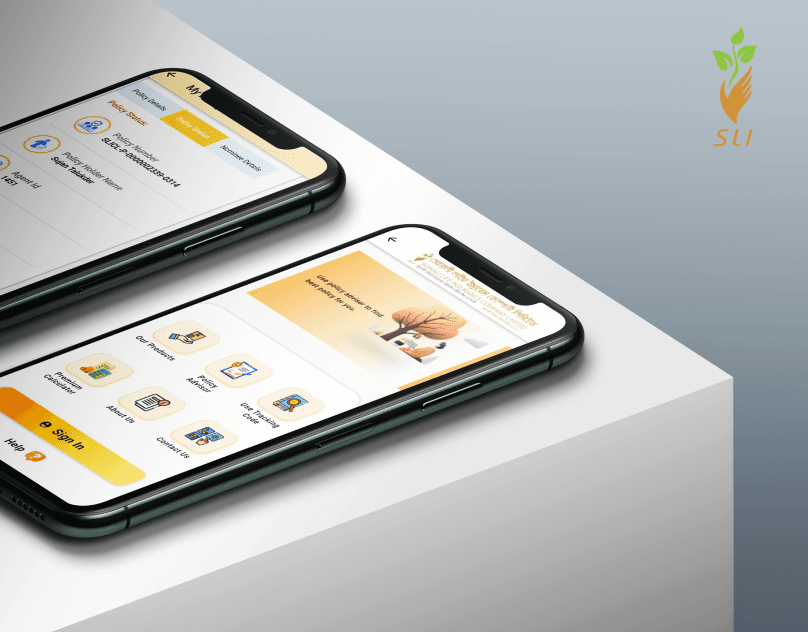 Sonali Life Insurance app screens
